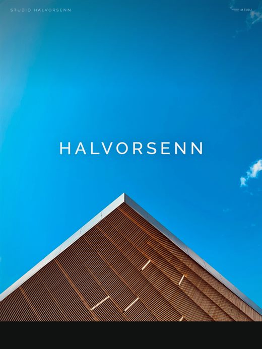 Studio Halvorsenn — site preview